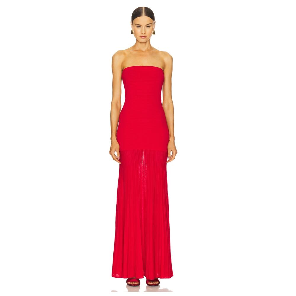 NWT Line & Dot Arlo Strapless Stretch Cotton Tube Dress Size Medium